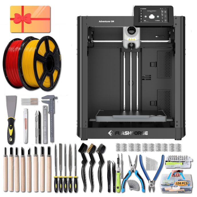 Flashforge Adventurer 5M 3D Printer Maker Bundle - 3D Printernational