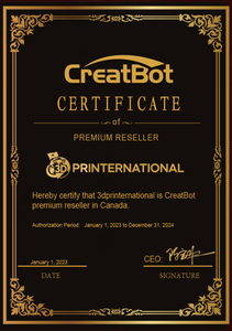 Creatbot D600 Pro Industrial Professional Dual Extruder 3d Printer - 3D Printernational