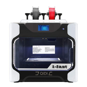 QIDI TECH 3D PRINTER QIDI TECH iFast Dual Extruder with Extra Set of High Temperature Extruder for Nylon/Carbon Fiber