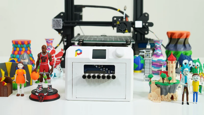 How it works: Multi color 3D Printing