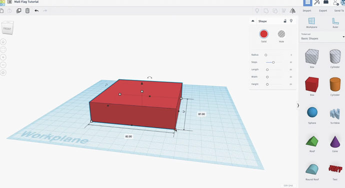 Le premier projet d'impression 3D TinkerCAD est arrivé !