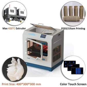CreatBot F430 Dual Extruder Large Enclosed Chamber 3D Printer Bundle - 3D Printernational