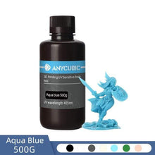 Charger l&#39;image dans la visionneuse de la galerie, ANYCUBIC 3D Printing Materials Aqua blue-500g ANYCUBIC 405nm UV Resin For Photon LCD 3D Printer 500G/1000G