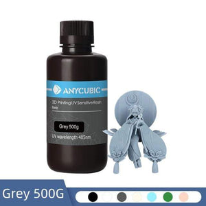 ANYCUBIC 3D Printing Materials Grey-500g ANYCUBIC 405nm UV Resin For Photon LCD 3D Printer 500G/1000G