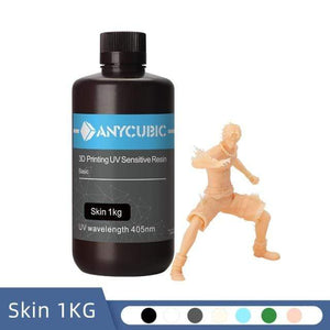 ANYCUBIC 3D Printing Materials Skin-1kg ANYCUBIC 405nm UV Resin For Photon LCD 3D Printer 500G/1000G