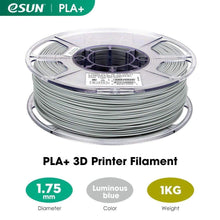 Charger l&#39;image dans la visionneuse de la galerie, eSUN 3D Printing Materials eSUN Glow In The Dark 3D Printer Filament PLA+ 1.75mm 1KG (2.2 LBS) Spool