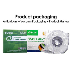 eSUN 3D Printing Materials eSUN Glow In The Dark 3D Printer Filament PLA+ 1.75mm 1KG (2.2 LBS) Spool