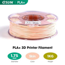 Charger l&#39;image dans la visionneuse de la galerie, eSUN 3D Printing Materials Skin eSUN 3D Printer Filament PLA+ 1.75mm 1KG (2.2 LBS) Spool