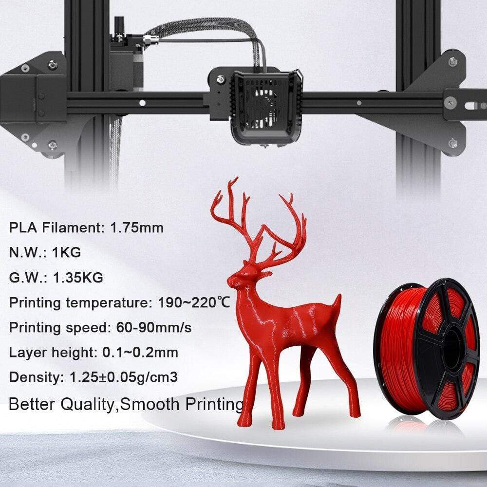 Bois Naturel - Filament PLA 1.75mm - 1 kg – 3D Printing Canada