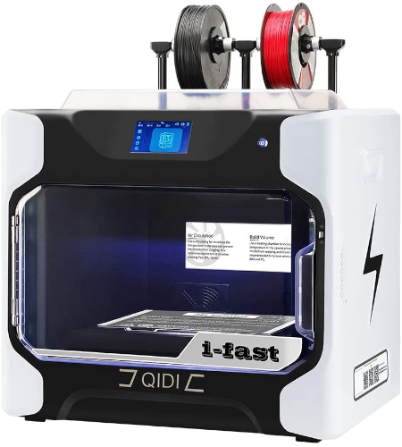 R QIDI TECH iFast Dual Extruder with Extra Set of High Temperature Extruder for Nylon/Carbon Fiber - 3D Printernational