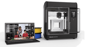 MakerBot 3D PRINTER 1 Printer - MakerBot Sketch & Certifications MakerBot Sketch 3D Printer Classroom Bundle For Educational Facilities