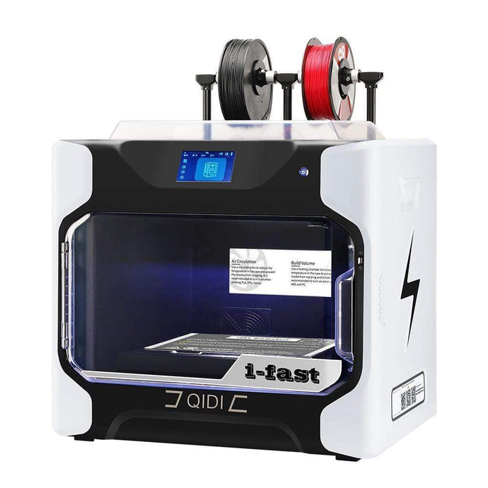 QIDI TECH 3D PRINTER QIDI TECH iFast Dual Extruder with Extra Set of High Temperature Extruder for Nylon/Carbon Fiber