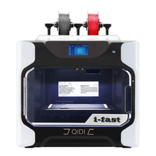 Load image into Gallery viewer, QIDI TECH 3D PRINTER QIDI TECH iFast Dual Extruder with Extra Set of High Temperature Extruder for Nylon/Carbon Fiber